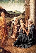Palmezzano, Marco Holy Family with Saint Elizabeth and the Infant Saint John Sweden oil painting artist